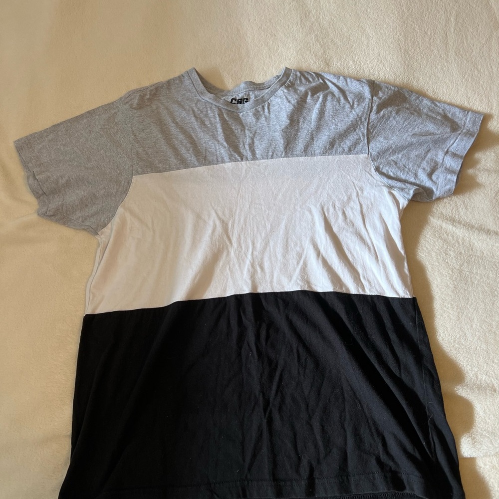 F&F Men's Tri-Tone Short Sleeve Tee